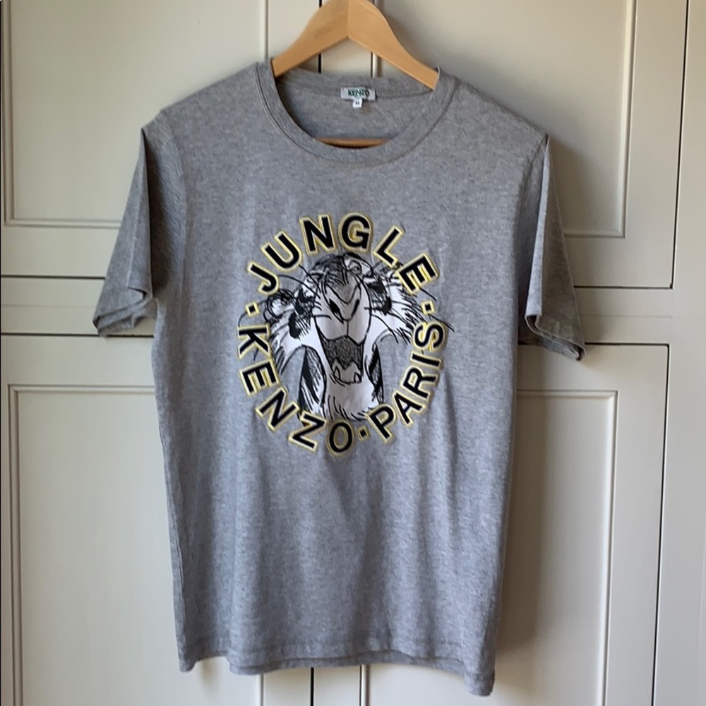 Men’s Gray Kenzo Tiger T-shirt